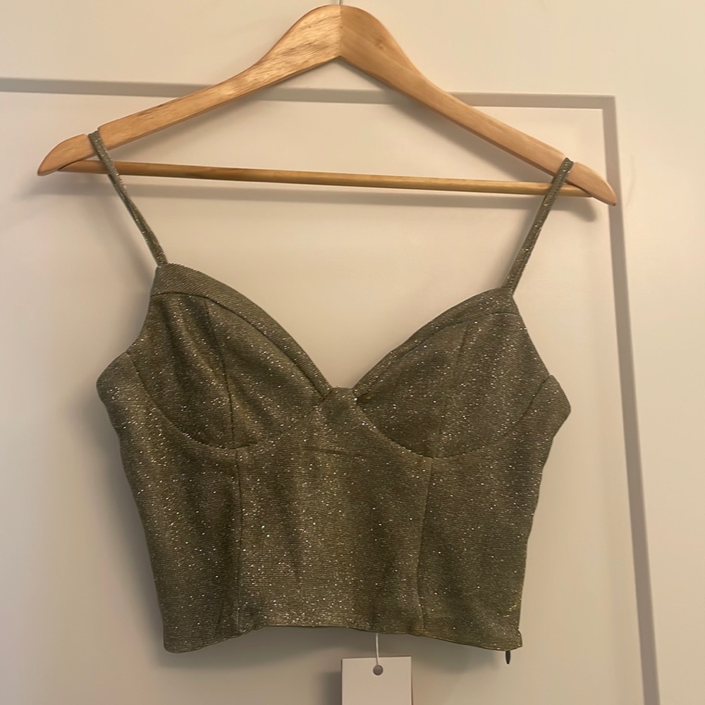 Brand new with tags Tiger Mist silver sparkly shirt